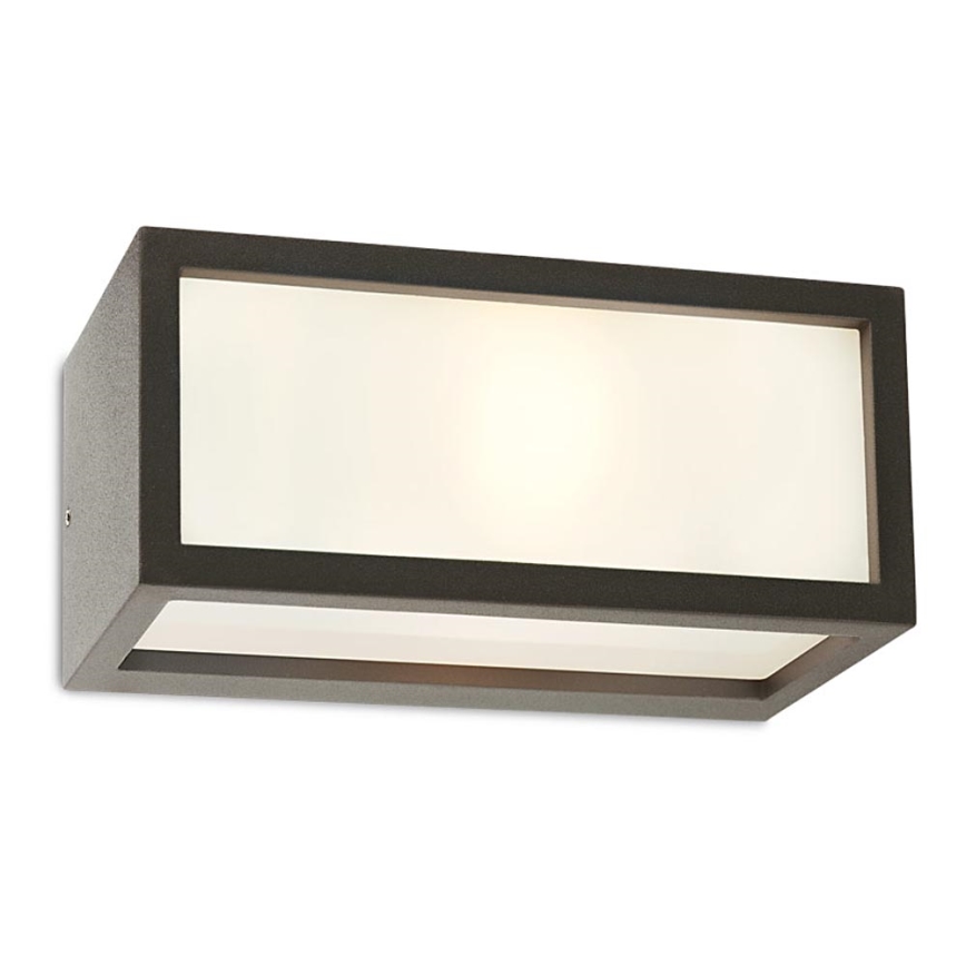 Redo 9896 - Екстериорен аплик BRICK 1xE27/23W/230V IP54 сив