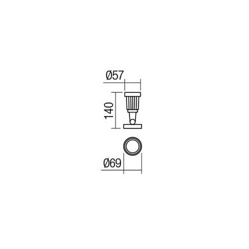 Redo 9997 - LED Екстериорна лампа TIM LED/5W/230V 3000K IP65