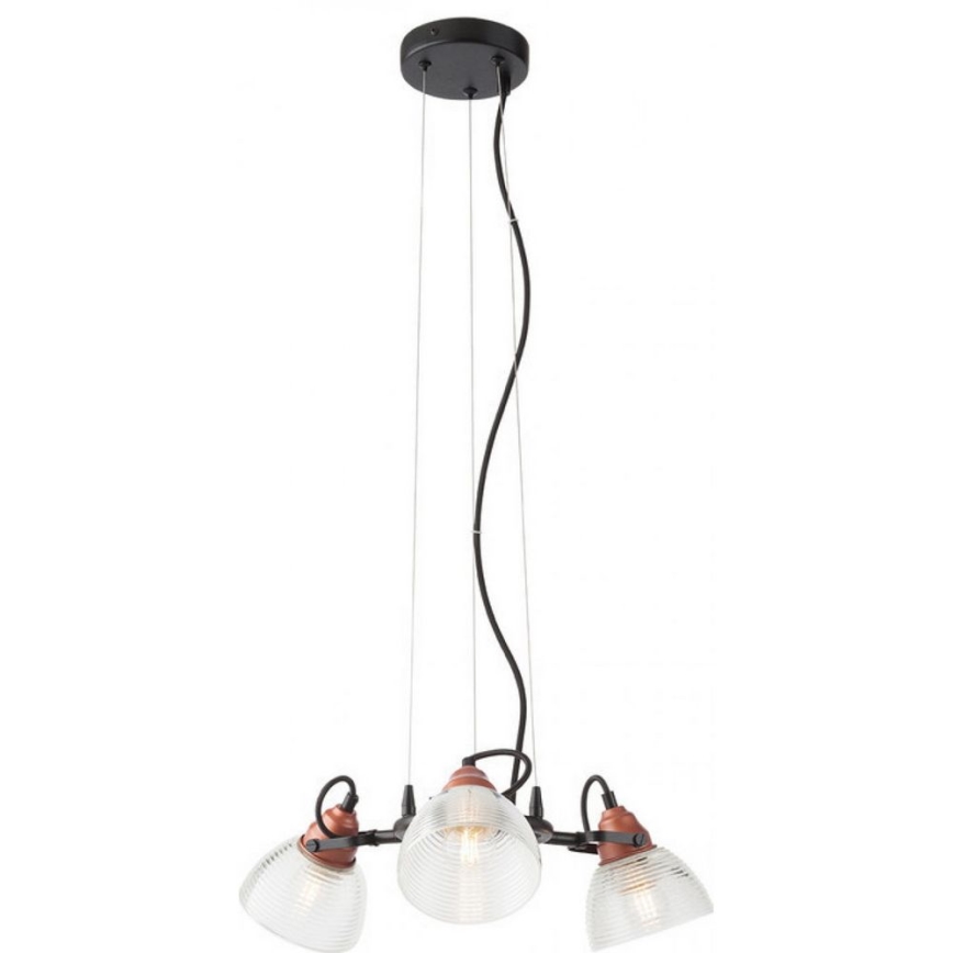 Redo A01-1451 - Резервен абажур за полилей и подова лампа RIDGE E27 прозрачен