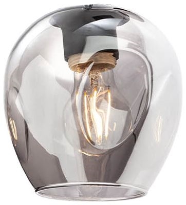 Redo - Резервен абажур за лампа, полилей PIERCE Ø 15 см черен/опушен