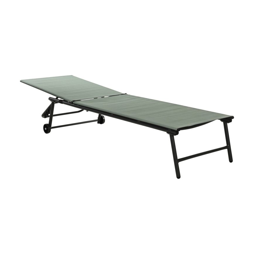 Регулируем шезлонг TERA 57x185 cm в зелен цвят