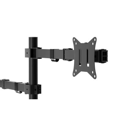 Регулируема стойка за монитор и лаптоп LEVANO черен