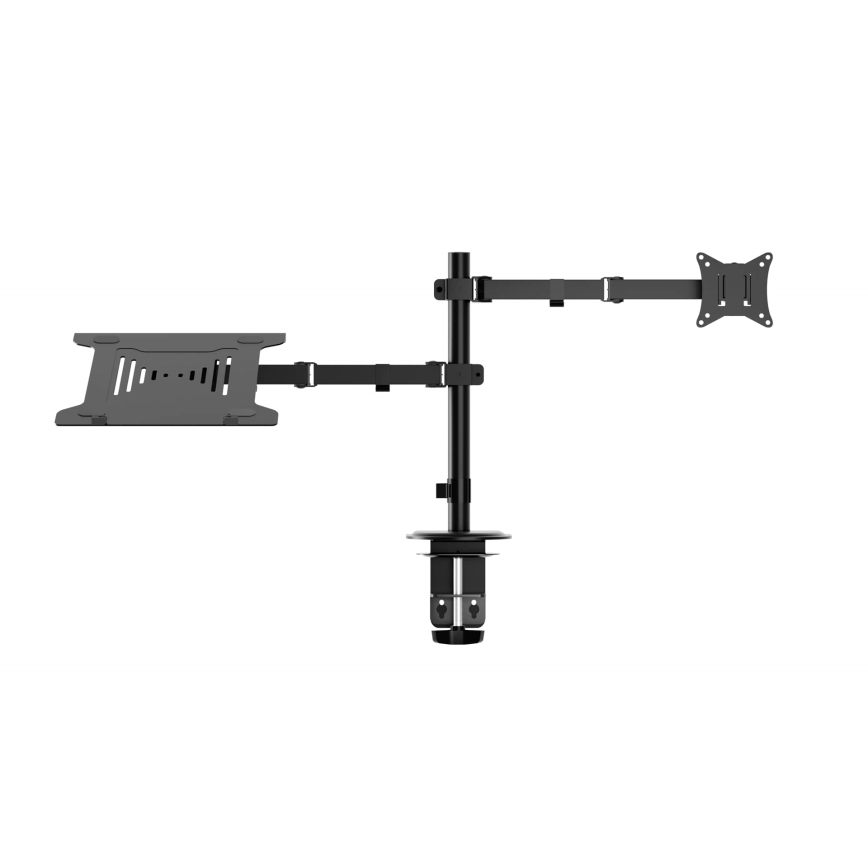 Регулируема стойка за монитор и лаптоп LEVANO черен