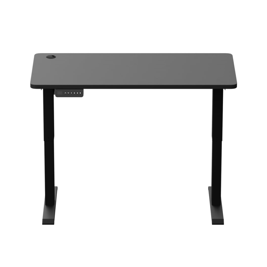 Регулируема височина бюро LEVANO 120x60 см черен