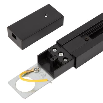 Релсова система 1-фазен TRACK 1 м черен