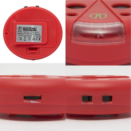 Репелент за гризачи с LED осветление 2xAAA калинка