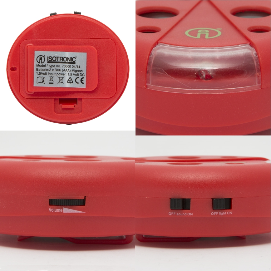 Репелент за гризачи с LED осветление 2xAAA калинка