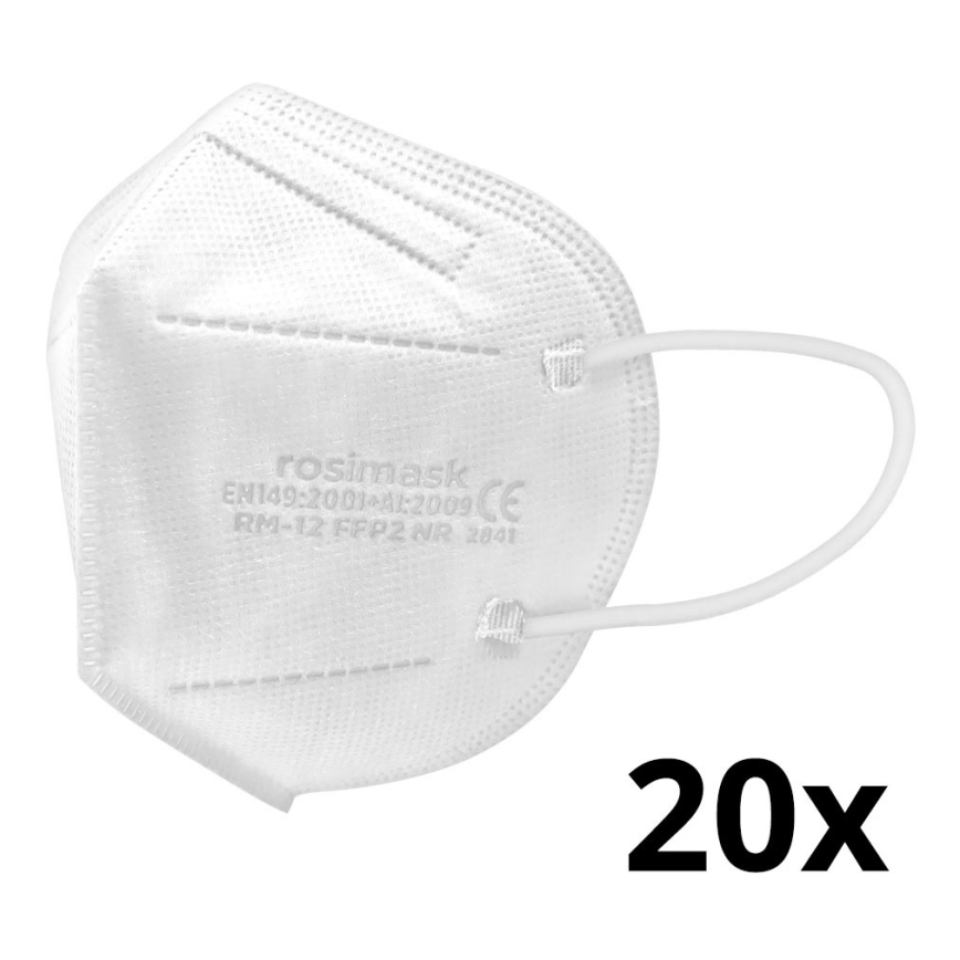 Респиратор детски размер FFP2 ROSIMASK MR-12 NR бял 20бр.