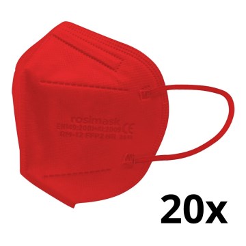 Респиратор детски размер FFP2 ROSIMASK MR-12 NR червен 20бр.