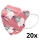 Респиратор детски размер FFP2 Kids NR CE 0370 Балони розов 20бр.
