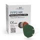 Респиратор FFP2 NR CE 0598 тъмнозелен 1бр.