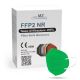 Респиратор FFP2 NR CE 0598 зелен 1бр.