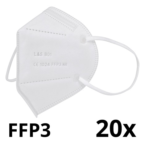 Респиратор FFP3 NR L&S B01 - 5-слоен - 99,87% ефективност 20бр.