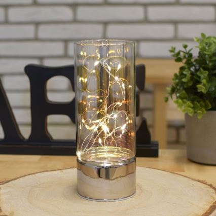 Декорация с LED лампички 3xAA топло бяла