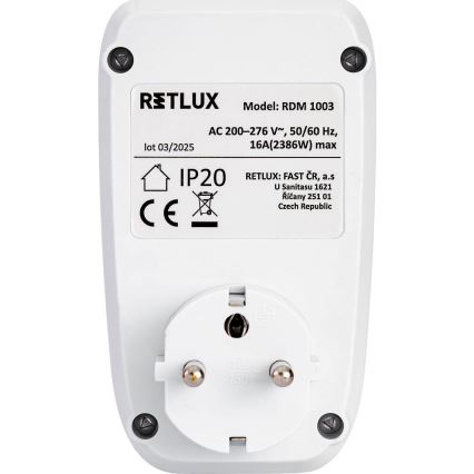 Измервател на електрическо потребление 3680W/230V