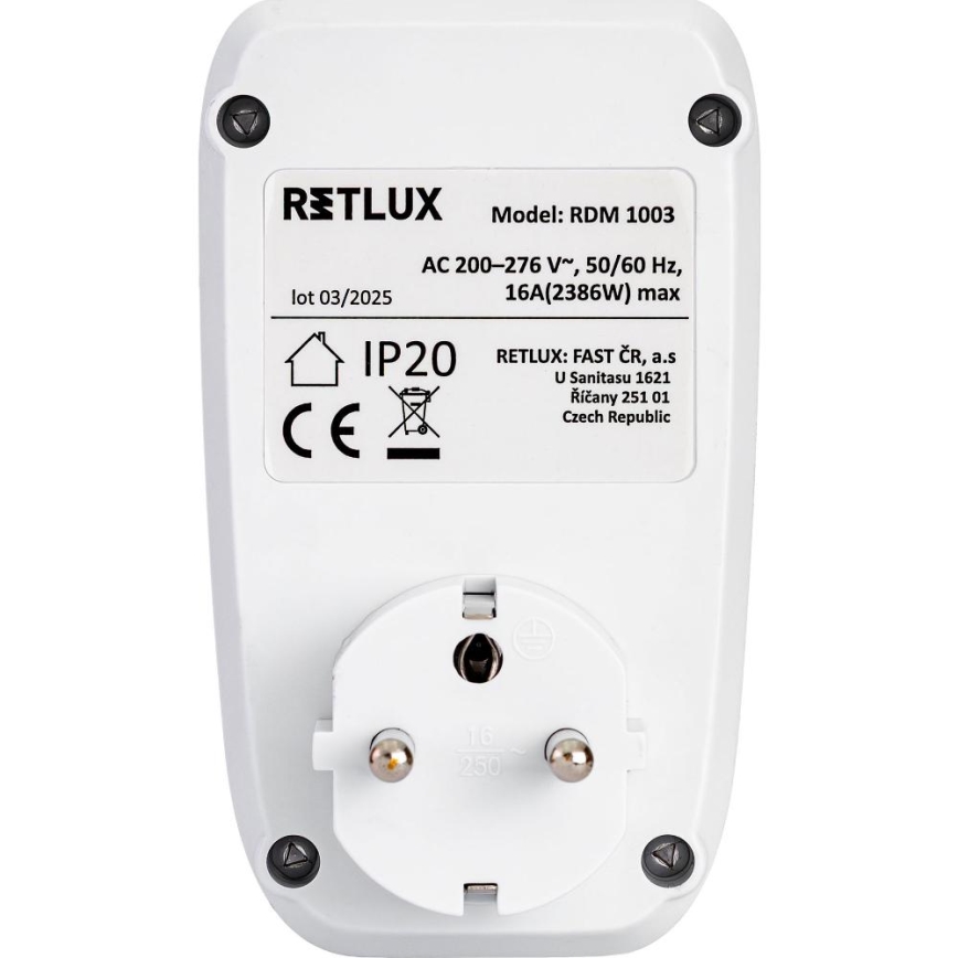 Измервател на електрическо потребление 3680W/230V