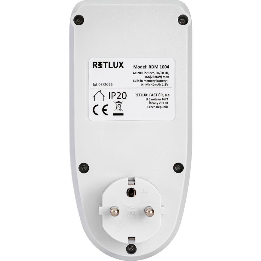 Измервател на консумацията на електроенергия 3680W/230V