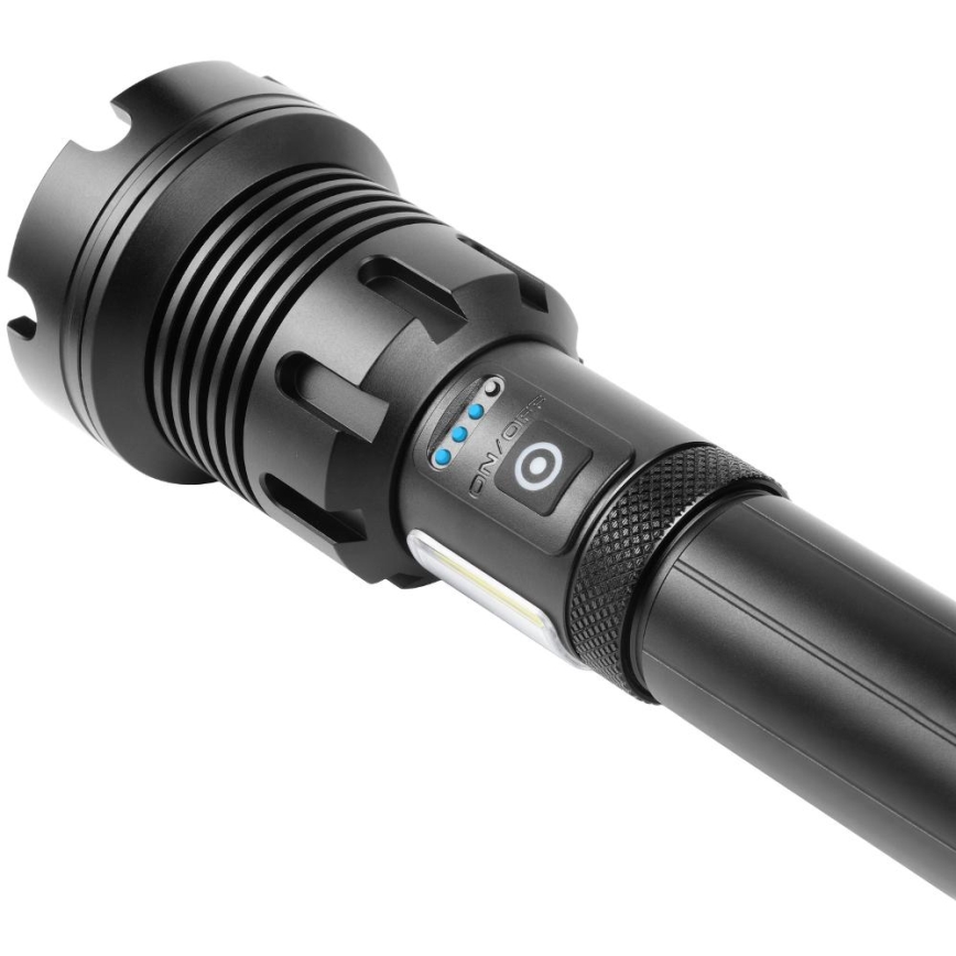 LED Акумулаторно алуминиево фенерче с функция външна батерия LED/4400 mAh 2200 lm IP44