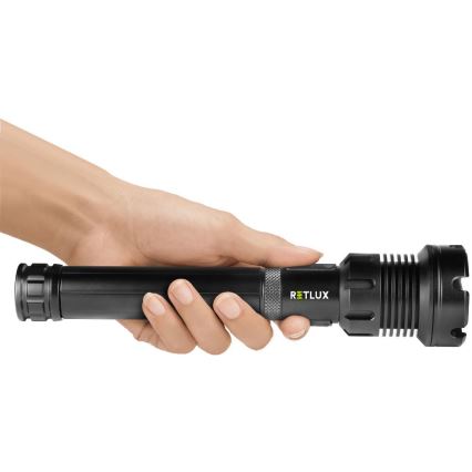 LED Акумулаторно алуминиево фенерче с функция външна батерия LED/4400 mAh 2200 lm IP44