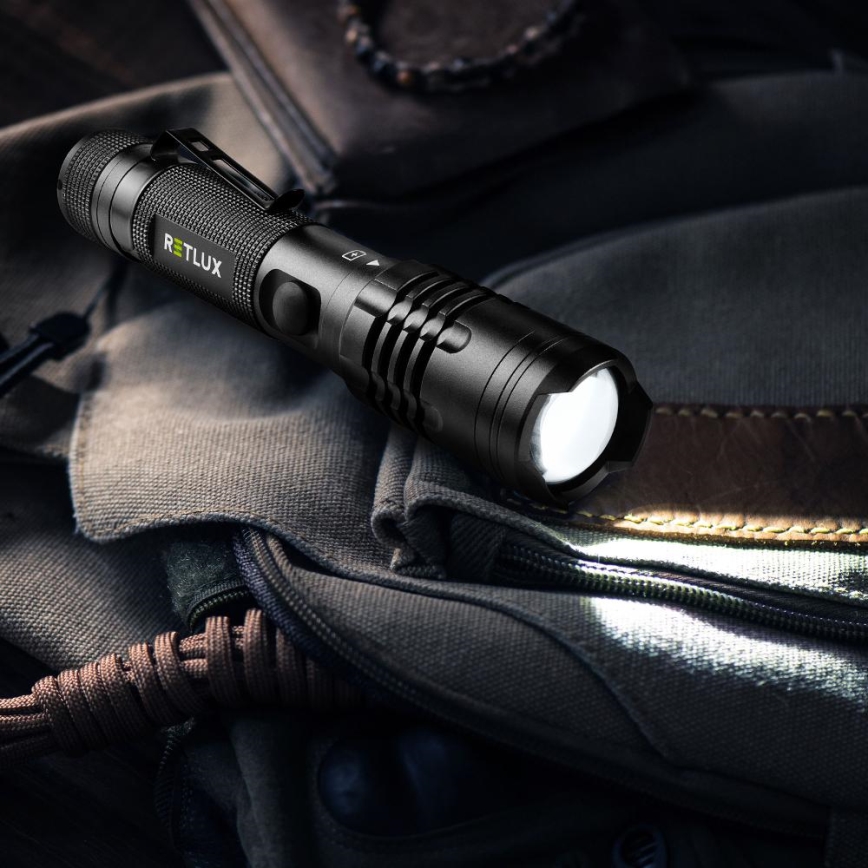 LED Акумулаторно алуминиево фенерче с функция външна батерия LED/2000 mAh 1000 lm IP22