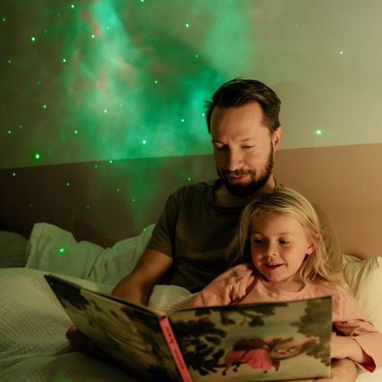 Retlux - LED детски проектор 230V астронавт 23,3 см + дистанционно управление