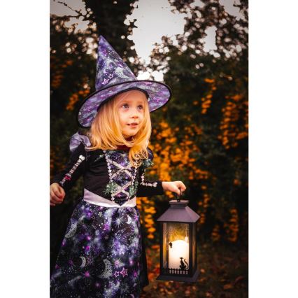 LED Декорация HALLOWEEN LED/3xAAA/топло бял фенер