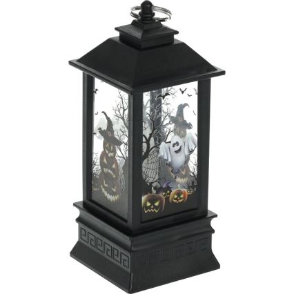LED Декорация HALLOWEEN LED/3xAAA/топло бял фенер с тикви