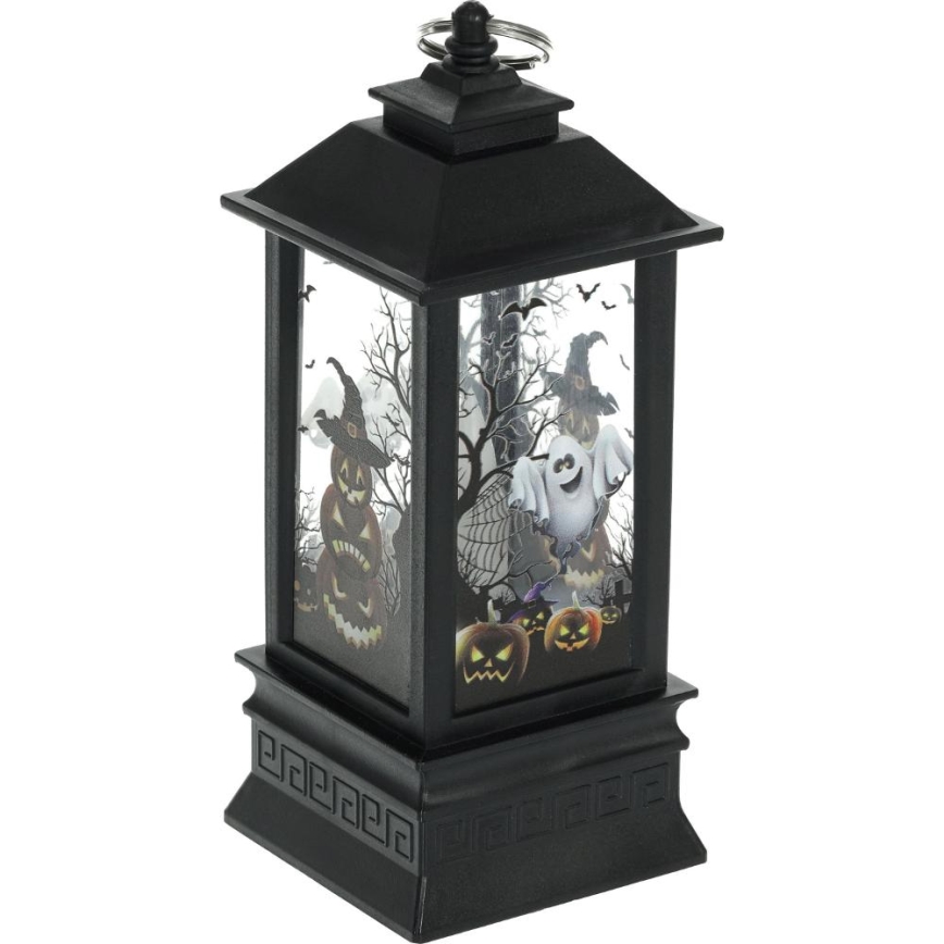 LED Декорация HALLOWEEN LED/3xAAA/топло бял фенер с тикви