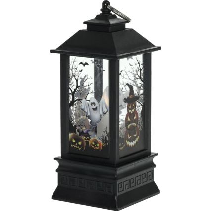 LED Декорация HALLOWEEN LED/3xAAA/топло бял фенер с тикви