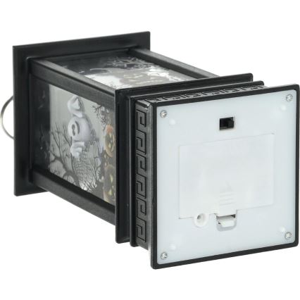 LED Декорация HALLOWEEN LED/3xAAA/топло бял фенер с тикви