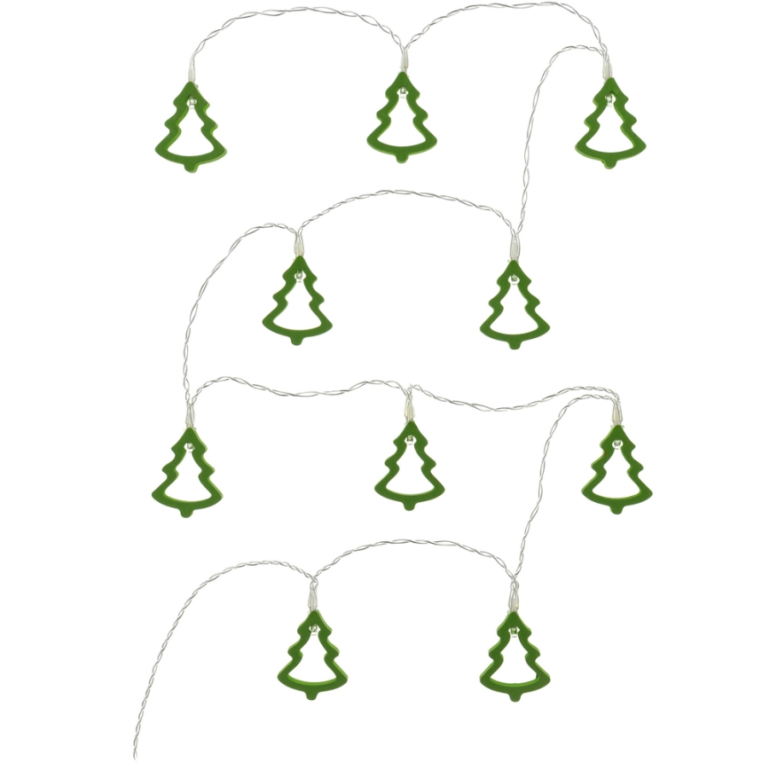 LED Декоративна верига 10xLED/2xAA 1,6 м топло бял