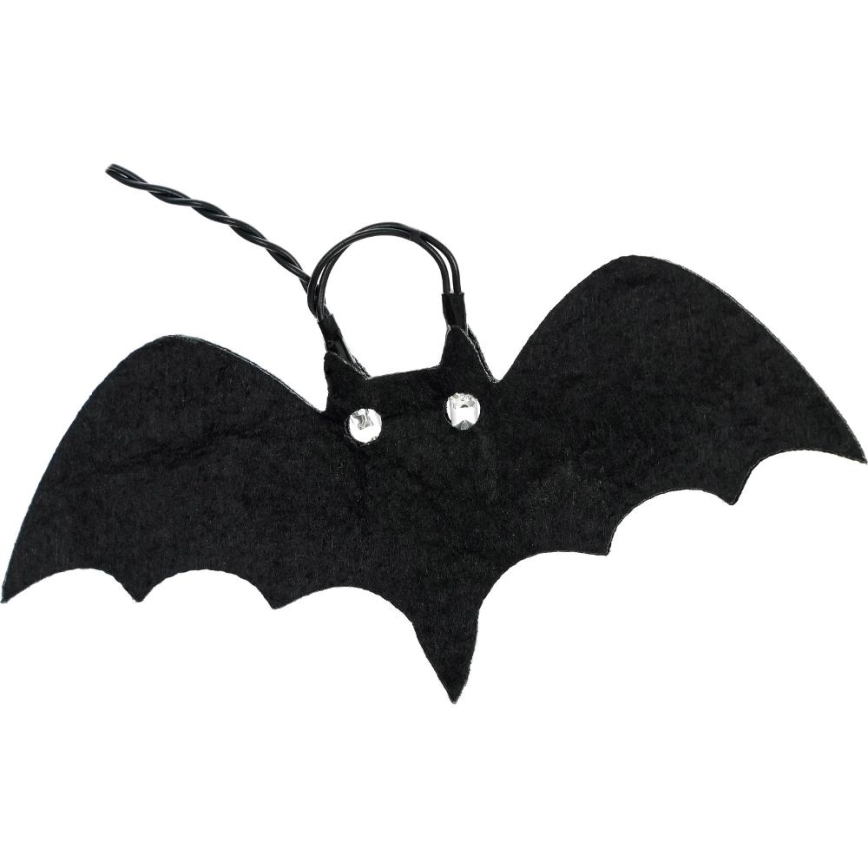 LED Декоративна верига HALLOWEEN 10xLED/2xAA/топло бял 1,3 м прилепи