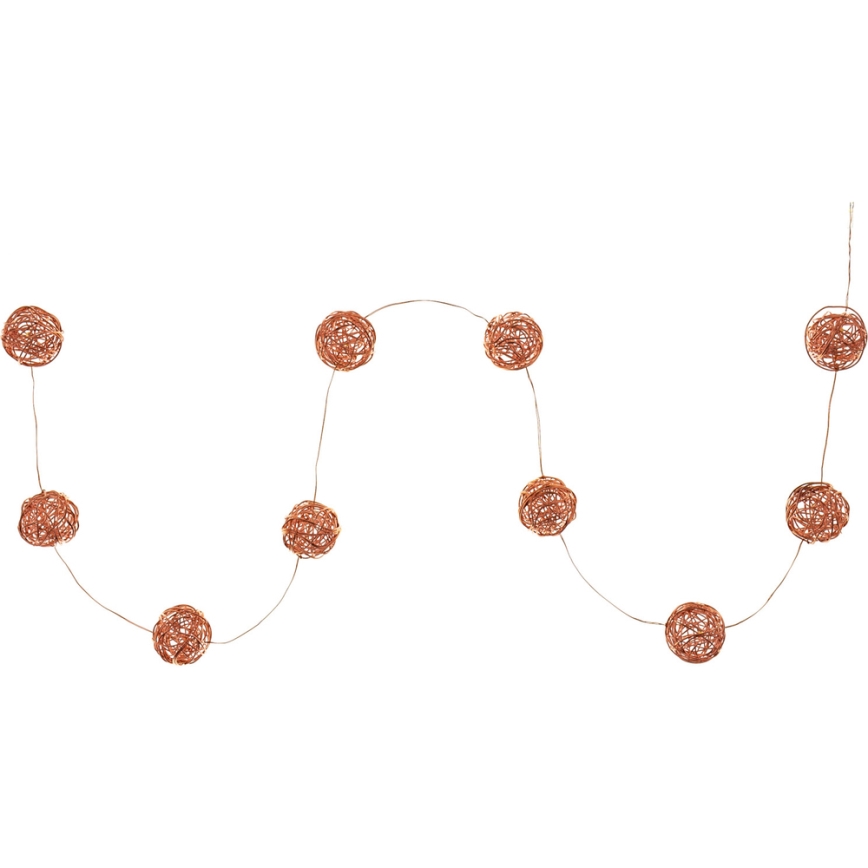 LED Декоративни лампички 10xLED/2xAA топло бели