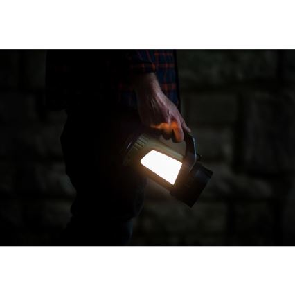 LED Димируем екстериорен акумулаторен фенер със захранваща батерия LED/21W/4400mAh IP44