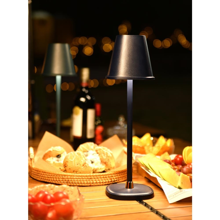 LED Димируема акумулаторна настолна лампа LED/3W/1800 mAh тъмносин
