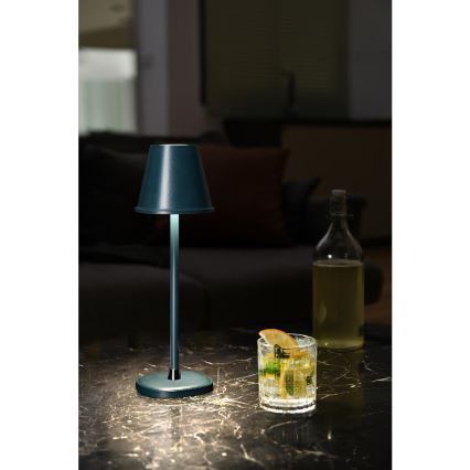 LED Димируема акумулаторна настолна лампа LED/3W/1800 mAh тъмносин