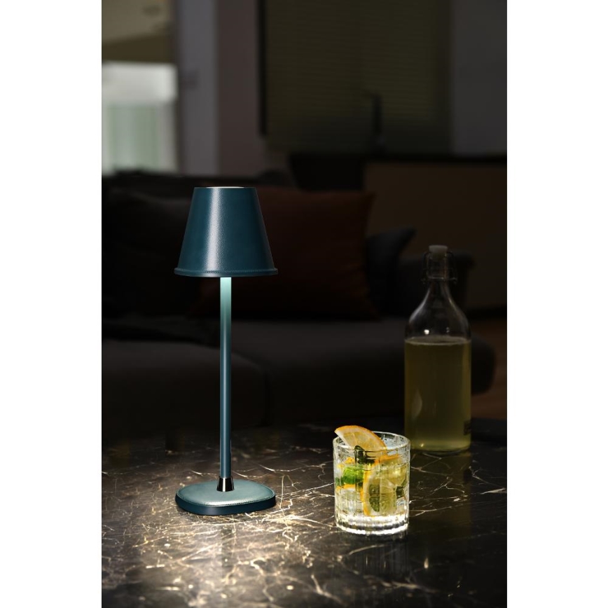 LED Димируема акумулаторна настолна лампа LED/3W/1800 mAh тъмносин