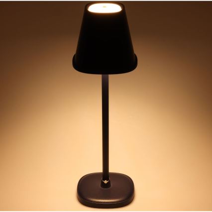 LED Димируема акумулаторна настолна лампа LED/3W/1800 mAh тъмносин