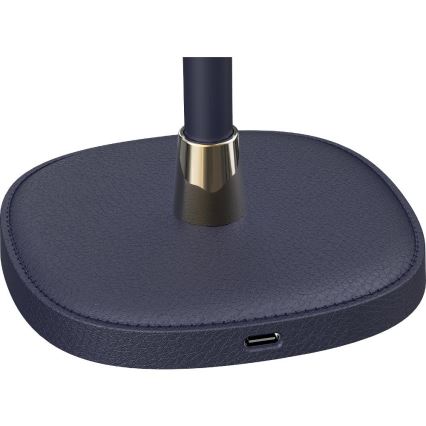 LED Димируема акумулаторна настолна лампа LED/3W/1800 mAh тъмносин