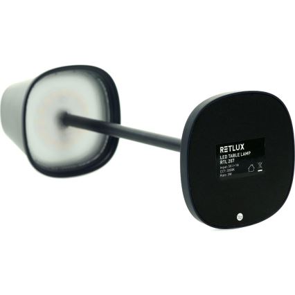 LED Димируема акумулаторна настолна лампа LED/3W/1800 mAh тъмносин