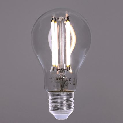 LED Димируема крушка FILAMENT A60 E27/7W/230V 2700-6500K Wi-Fi Tuya