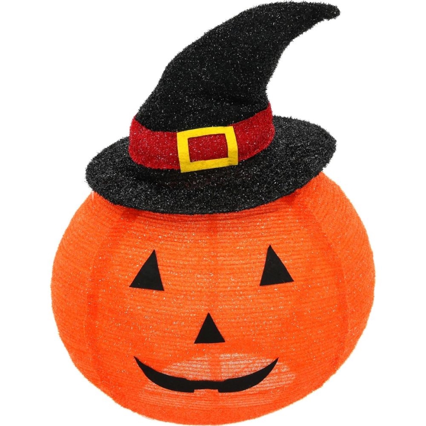 LED Екстериорен декорация HALLOWEEN LED/3xAA/топло бял IP44 тиква