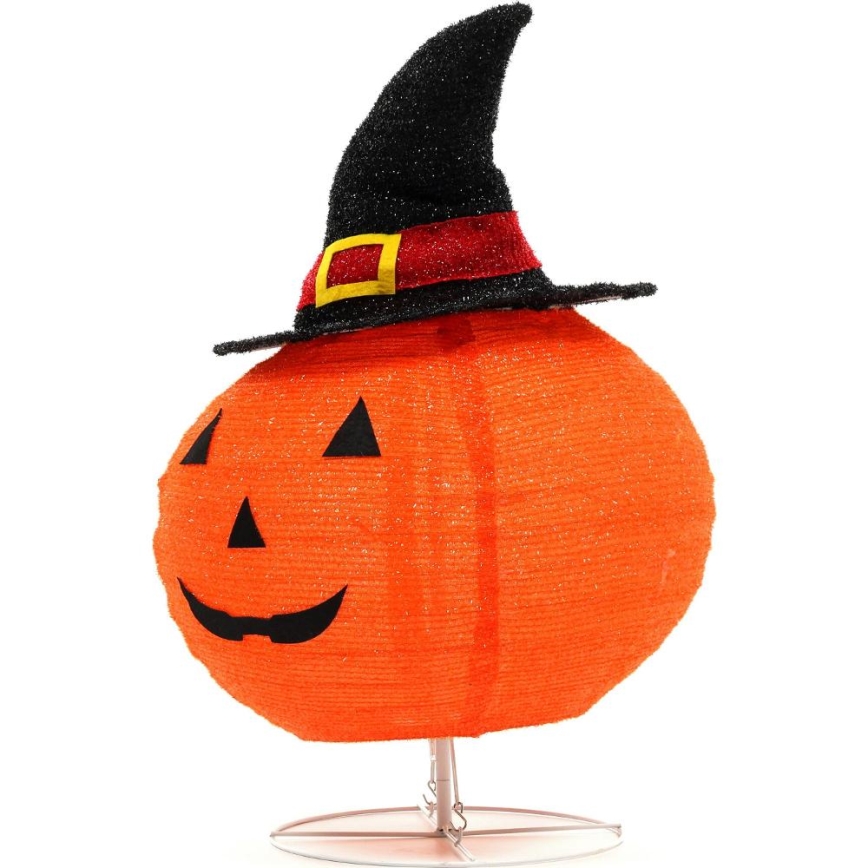 LED Екстериорен декорация HALLOWEEN LED/3xAA/топло бял IP44 тиква