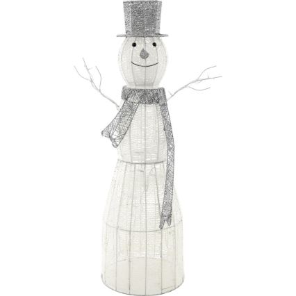 LED Екстериорна Коледна декорация LED/3,6W/230V/студено бяло 124 см IP44 снежен човек