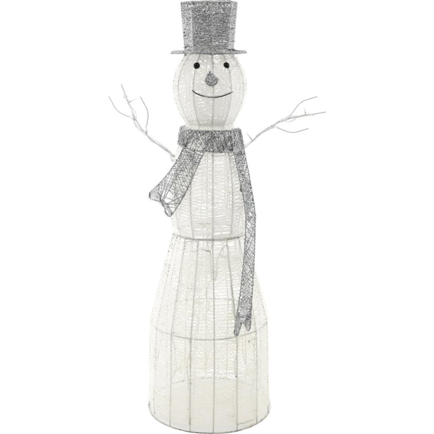 LED Екстериорна Коледна декорация LED/3,6W/230V/студено бяло 124 см IP44 снежен човек