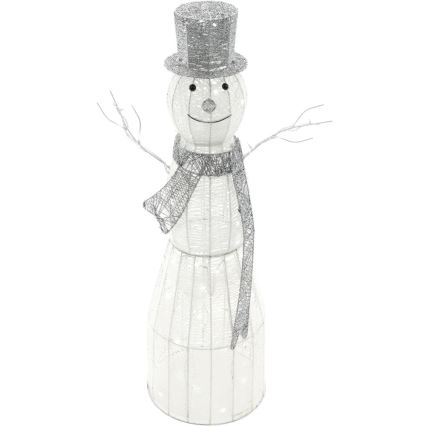 LED Екстериорна Коледна декорация LED/3,6W/230V/студено бяло 124 см IP44 снежен човек