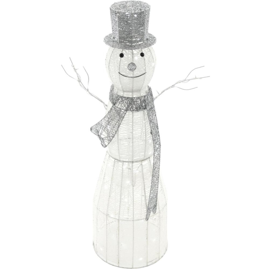 LED Екстериорна Коледна декорация LED/3,6W/230V/студено бяло 124 см IP44 снежен човек