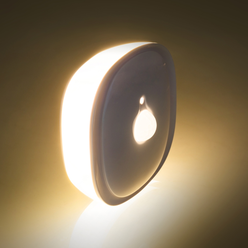 LED Лампа за ориентация със сензор LED/0,45W/3xAAA 3000K бял