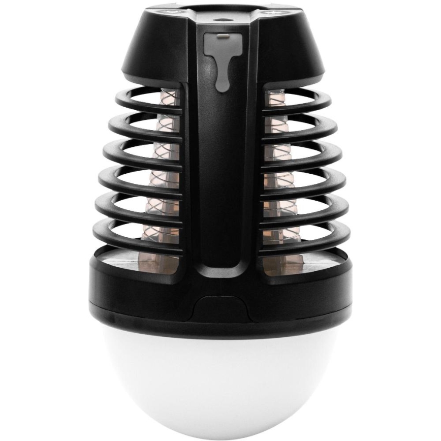 Retlux - LED преносима акумулаторна лампа с уловител за насекоми LED/5W/1800 mAh IP44 черна