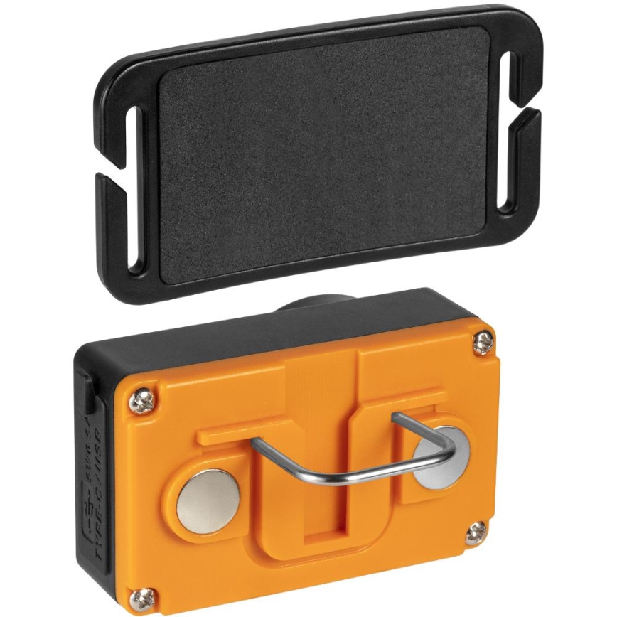 LED презареждаема челна лампа със сензор и функция пауърбанк LED/1200 mAh IP44 черна